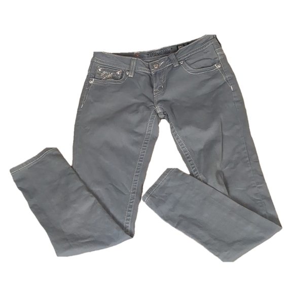 Miss Me Denim - Miss me gray skinny jeans size 28